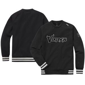 UNRL x Minnesota Vikings Black Crossover Pullover Sweatshirt size XL